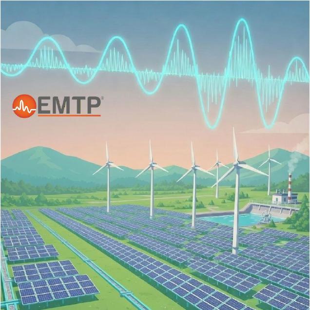 Dynamic stability transient analysis - EMTP + AI